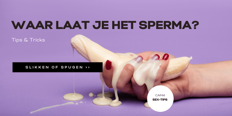 wat te doen met sperma